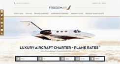 Desktop Screenshot of flyfreedomair.com